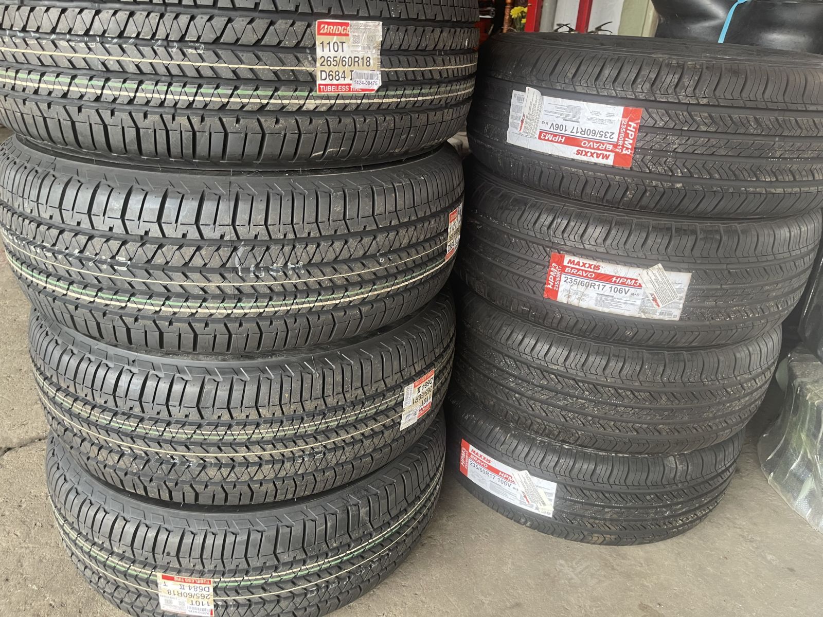 HÌNH ẢNH THỰC TẾ LỐP XE Ô TÔ?